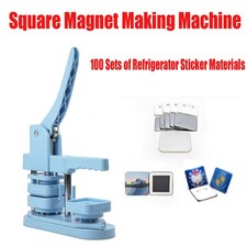 Magnet Photo Making Machine 50Mm Square Fridge Making Machine Kit 100PCS Magnet
