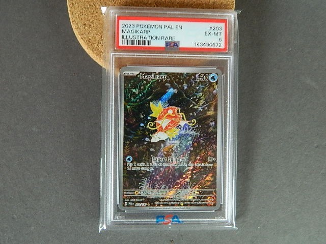 2023 Pokemon Paldea Evolved Magikarp Illustration Rare #203 PSA 6