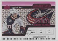 2022 Credentials Debut Ticket Access Horizontal Pink 27/49 Nick Blankenburg 1n3c