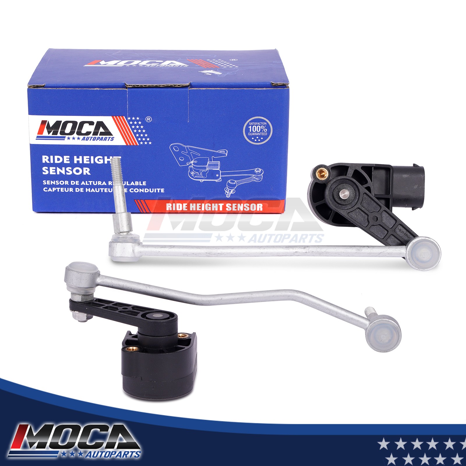 2x Front L&R Ride Height Level Sensor for Audi A8 Quattro S8 Bentley Continental