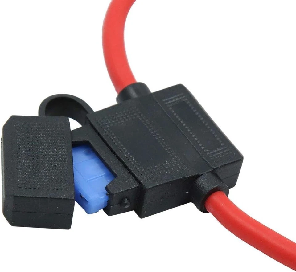 100 Pack 10 Gauge ATC In-Line Blade Fuse Holder 100% OFC Copper Wire + 1A - 40A - Image 4 of 4