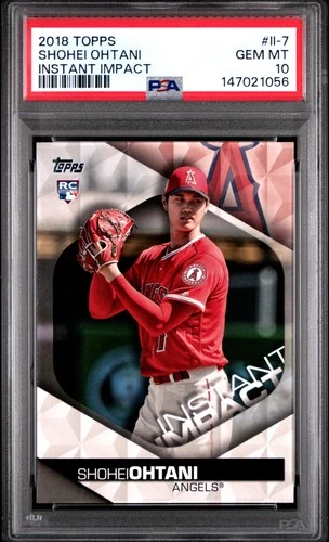 Shohei Ohtani 2018 Topps Instant Impact #II-7 Angels PSA 10 Gem Mint