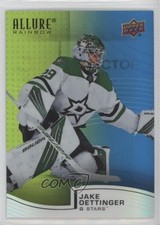 2021-22 Upper Deck Allure Rainbow Green Blue 68/299 Jake Oettinger #R-63 1a3v