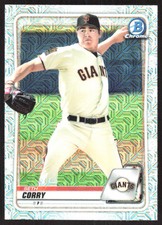 3014F 2020 Bowman Chrome #BCP-242 Seth Corry Prospects Mojo Refractor