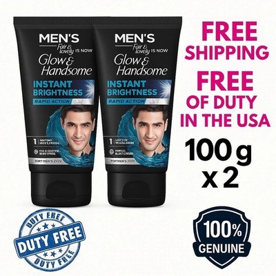 Glow & Handsome Instant Bright Facewash | Rapid Action Clean Look 100g × 2er ...