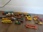VINTAGE CORGI MATCH BOX TOY CARS TRAILERS VEHICLES TRUCKS PLAYWORN JOBLOT