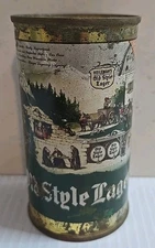 Old Style Lager Flat Top Beer Can, La Crosse WI