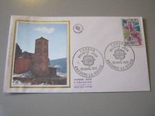 ANDORRA FIRST DAY COVER "EUROPA" 1977 UNADDRESSED