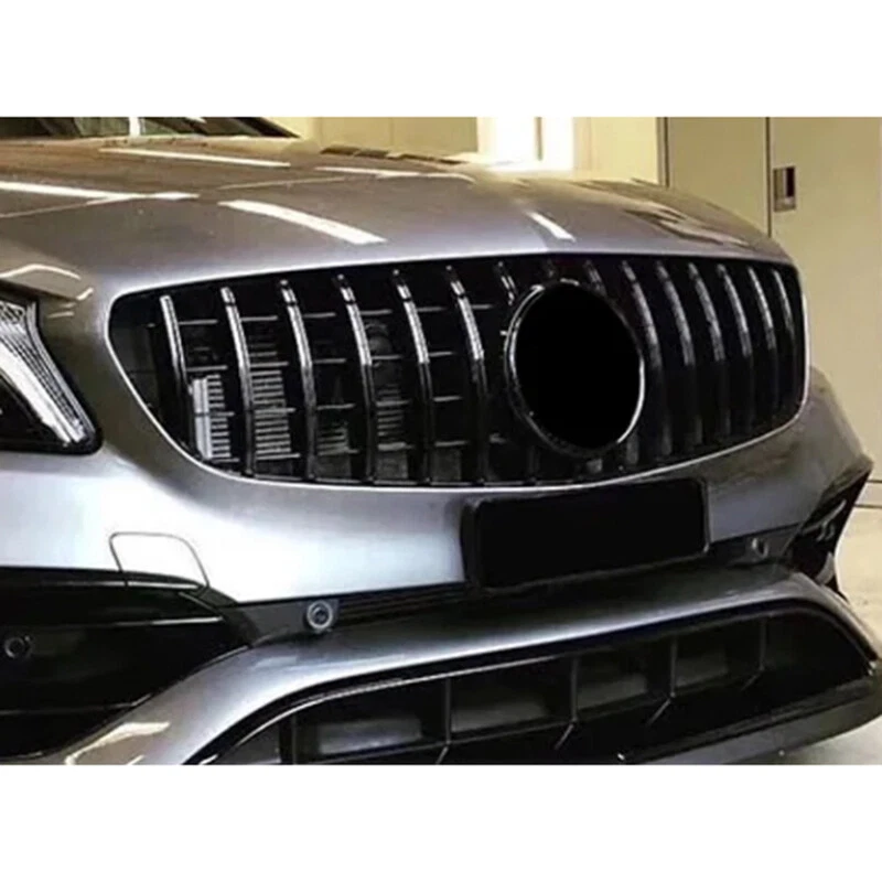 FOR MERCEDES A-CLASS W176 GRILLE GRILL FACELIFT 2015-2018 A45 GT-R PANAMERICANA - Image 4 of 4