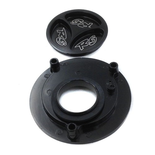 New Black Motorcycle Gas Cap Fuel Tank Cap For Yamaha YZF-R6/YZF-R6S 1999-2018 - Picture 3 of 4