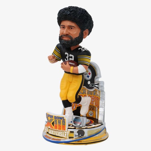 FRANCO HARRIS Pittsburgh Steelers SUPER BOWL XIII Ring Base Bobblehead NIB! - Picture 3 of 4