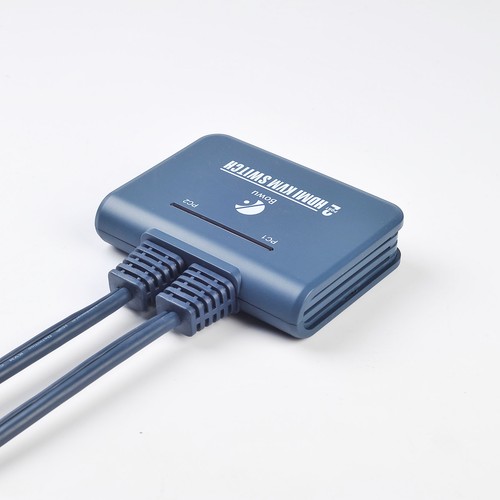 2 Port USB HDMI-compatible KVM Switch Control 2 Computers from a Single Console - 第 3/9 張圖片