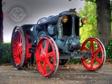 1:16 Uh Super Landini 2706 Tractor Construction Farm Machine Diecast Model