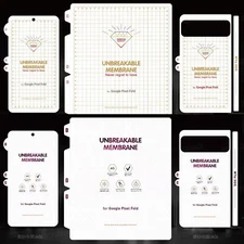 4 in 1 Matte Hydrogel Soft Film For Google Pixel Fold 5G Clear Screen Protector