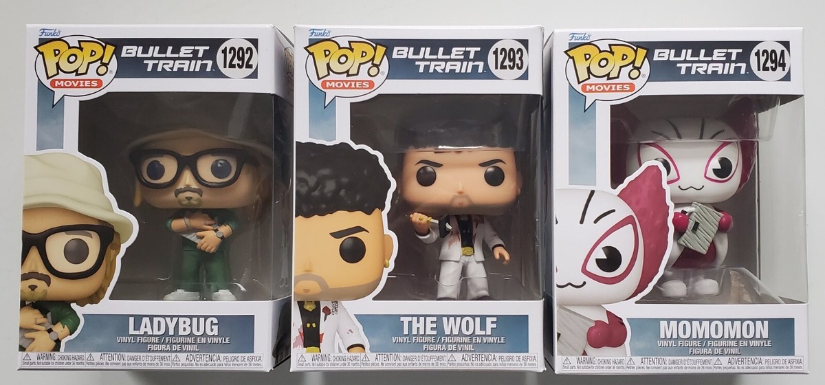 Mint in Mint Box Funko Pops Bullet Train 1292, 1293 & 1294