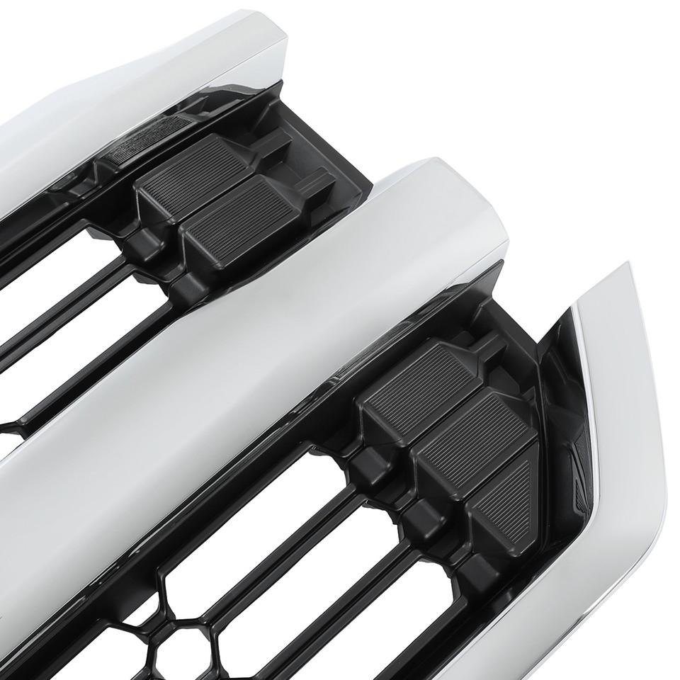 2016-2018 2017 Chevrolet Silverado 1500 Front Upper Grille Chrome Grill ...