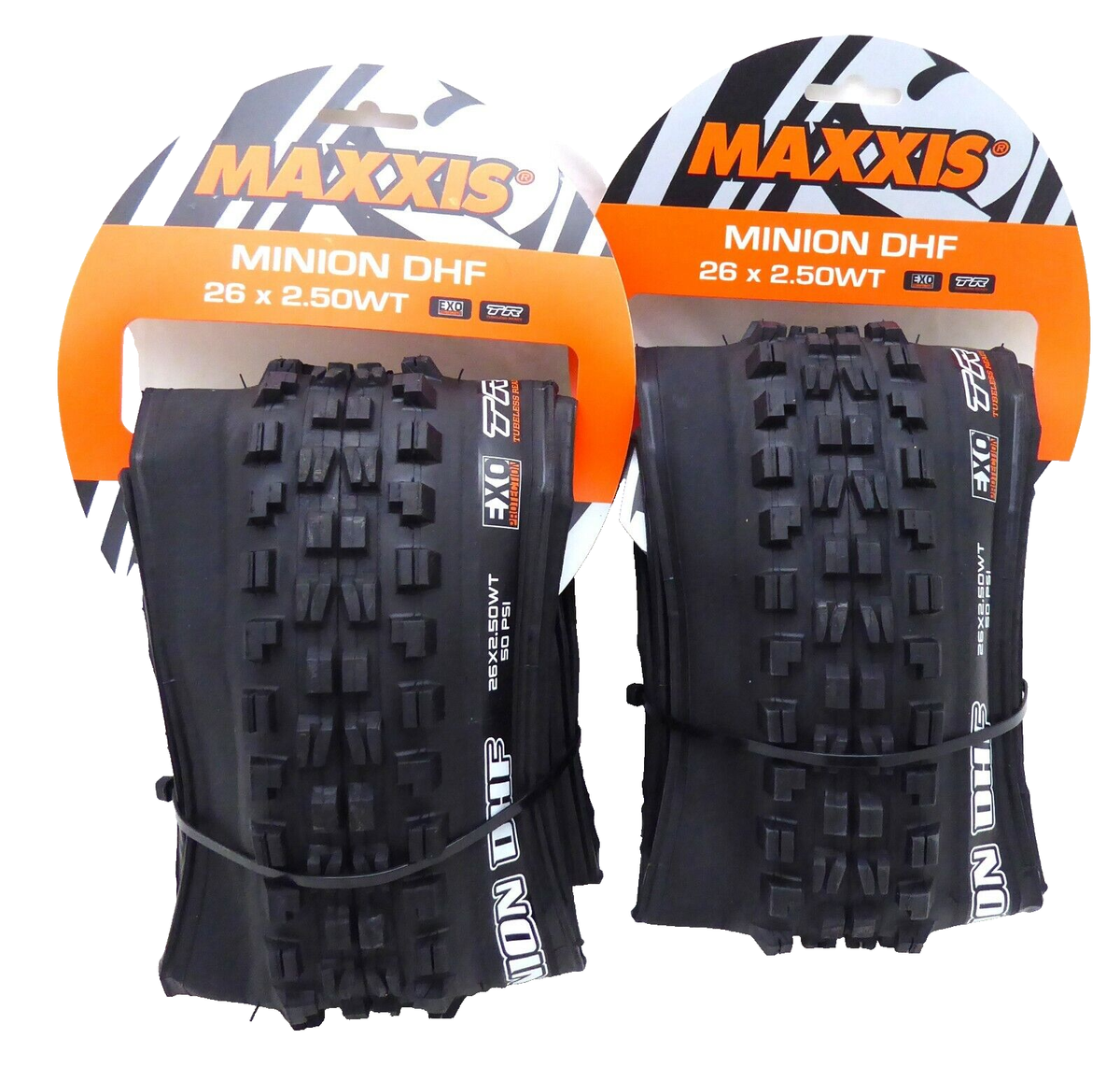 Maxxis Minion DHF 26 x 2.3, Tubeless, Folding, Dual, EXO, Wide