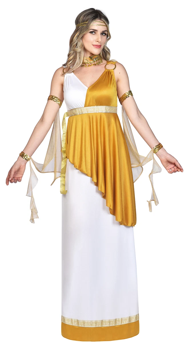 Roman goddess fancy dress plus cheap size