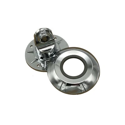 Aqualisa Varispray 1/2" Shower Hose Wall Outlet & Cover 15mm Inlet Chrome 215016