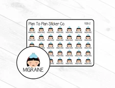 1128-2~~Migraine Tracker Planner Stickers.