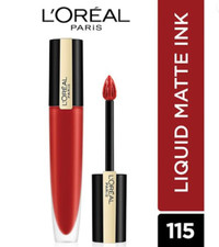 Image of L'Oreal Paris Rouge Signature Matte Liquid Lipstick-115 I AM WORTH IT - NEW