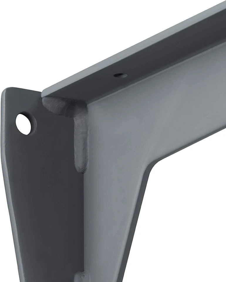 2x staffe per mensole Metallo Vettore Carico Pesante Angolo Acciaio 150 KG - Immagine 4 di 4