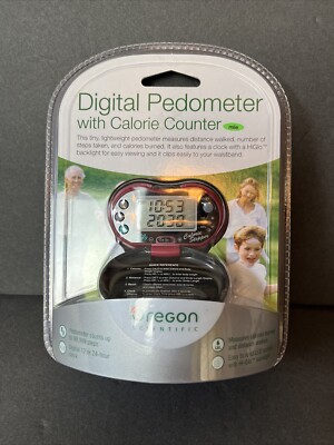 Digital Pedometer with Calorie Counter- Oregon Scientific - New In ...