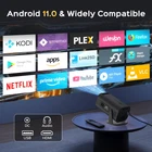 Mini Projector with WiFi and Bluetooth, 180°Adjustable Stand Portable Projector