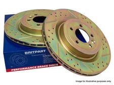 Range Rover L405 RRS Performance Front Vented Brake Discs Pair DA4685 New