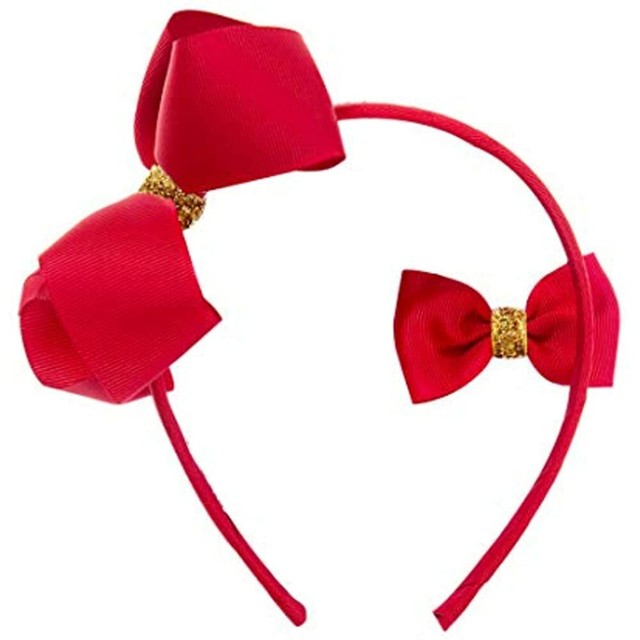 Fashion Red Ribbon Bow Headband, Hair For Girls Women Beauty eBay