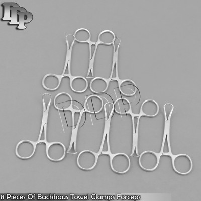 O.R. Grade BACKHAUS TOWEL Clamps Forceps 3.5 Surgical Veterinary - Foto 11