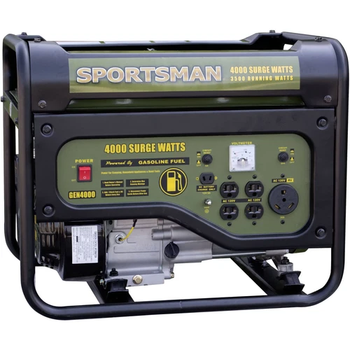 Sportsman 4000W Portable Gas Generator 3500W Run RV Home Backup 10Hr 3.6Gal 212c