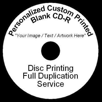 custom printed cd