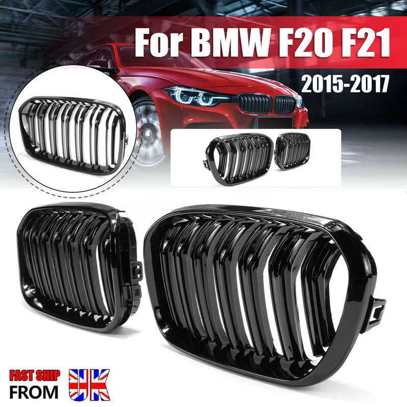 Front Grill Grills For BMW 1 Series F20 F21 118i 120i Pre Facelift 2011-2014 Chrome Carbon Performance Kidney Front Bumper ABS Grille Grille