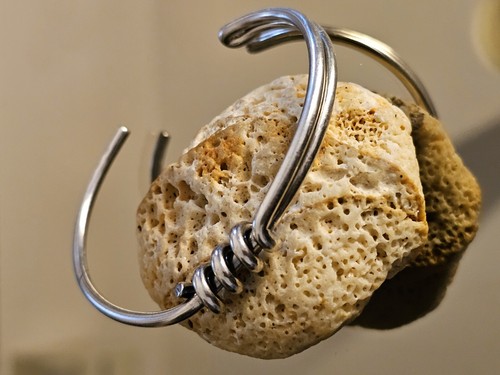 Ilias Lalaounis Sterling Silver 925 Wire Open Cuff Bracelet. - Picture 5 of 6