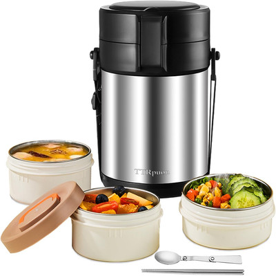 Termos Para Comida Grande 82oz Caliente Calentador De Portatil Acero Inoxidable