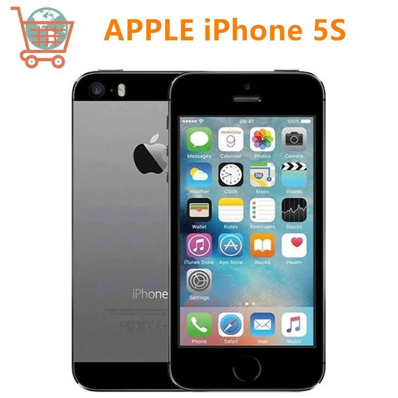 Unlocked Original Apple iphone 5S 64GB Gray IOS WIFI GPS 3G iPhone5s Cellphone