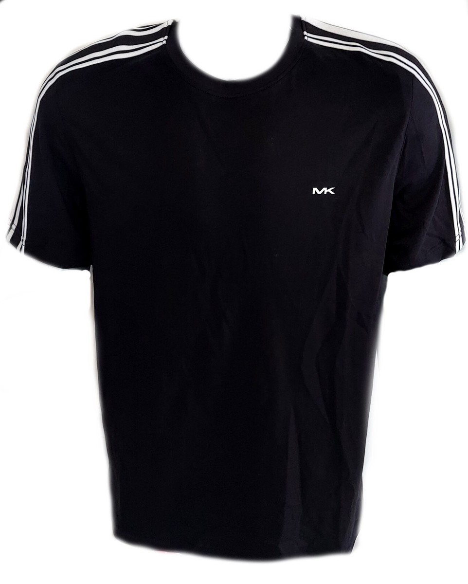 Michael Kors Mens MK Shoulder Stripe 100% Cotton T Shirt