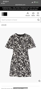 oasis metallic shift dress