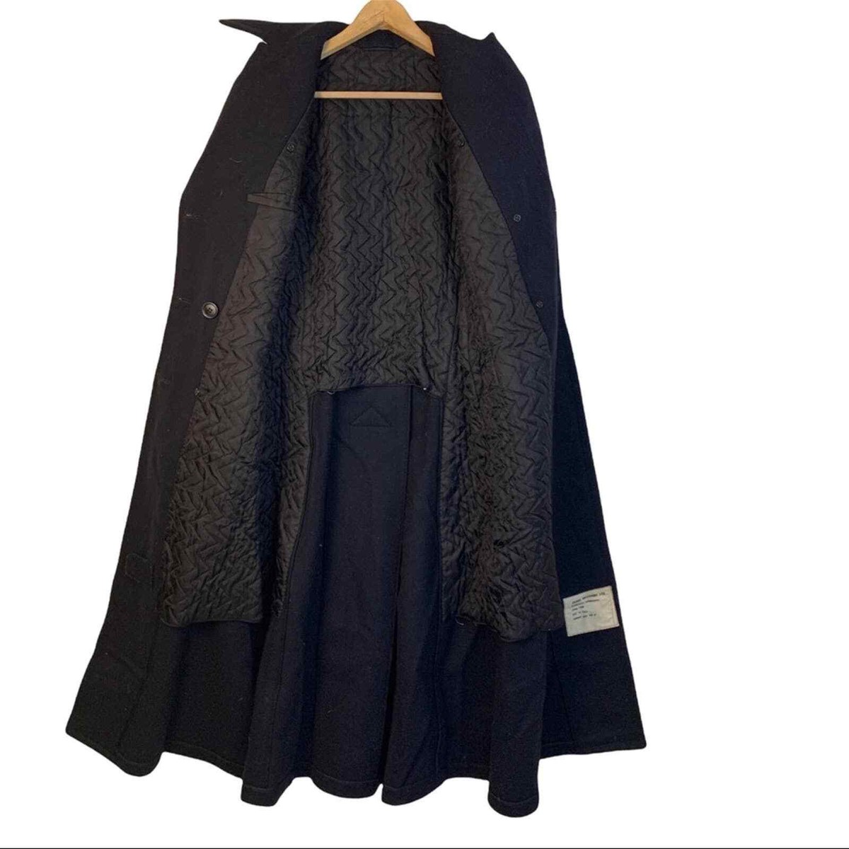 Vintage 50s James Brothers LTD. Woman's Black Coat Size: 12 Tall