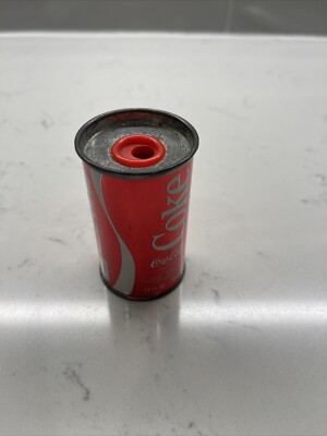 PENCIL SHARPENER  Coke Coca Cola vintage original recipe can pencil sharpener
