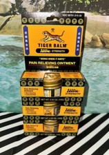 NIB NWT X 3 Tiger Balm Ultra Strength Pain Relieving Ointment Sport Rub 0.35 oz