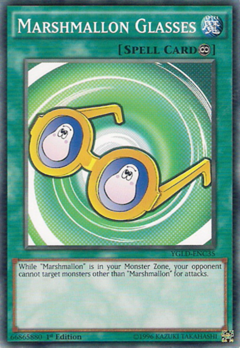 yugioh card glasses Marshmallon Glasses 1st (Mint X 1) YGLD YUGIOH Common Effect Monster