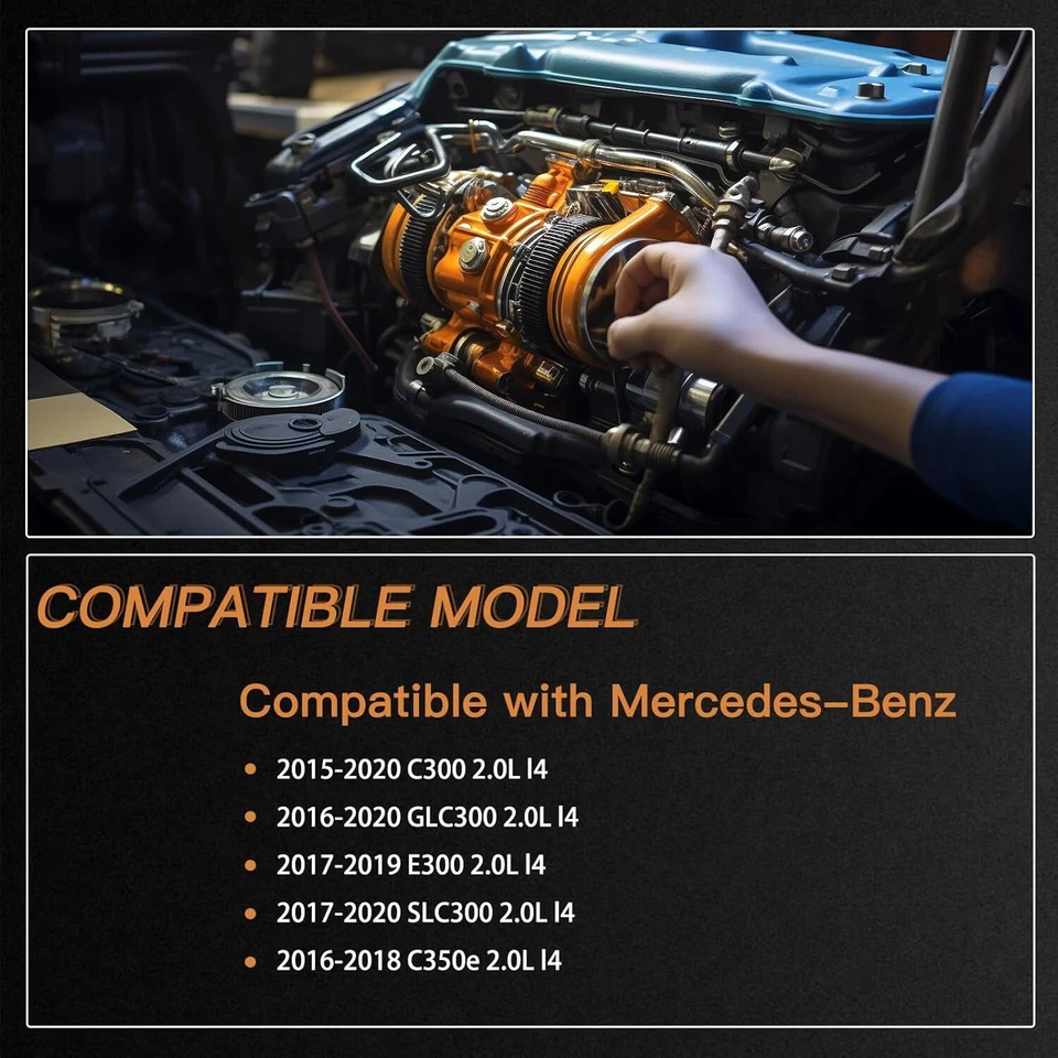 NEW Turbo for Mercedes-Benz C300 E300 GLC300 SLC300 2.0L L4 2015 2016 2017-2020 - Image 3 of 4