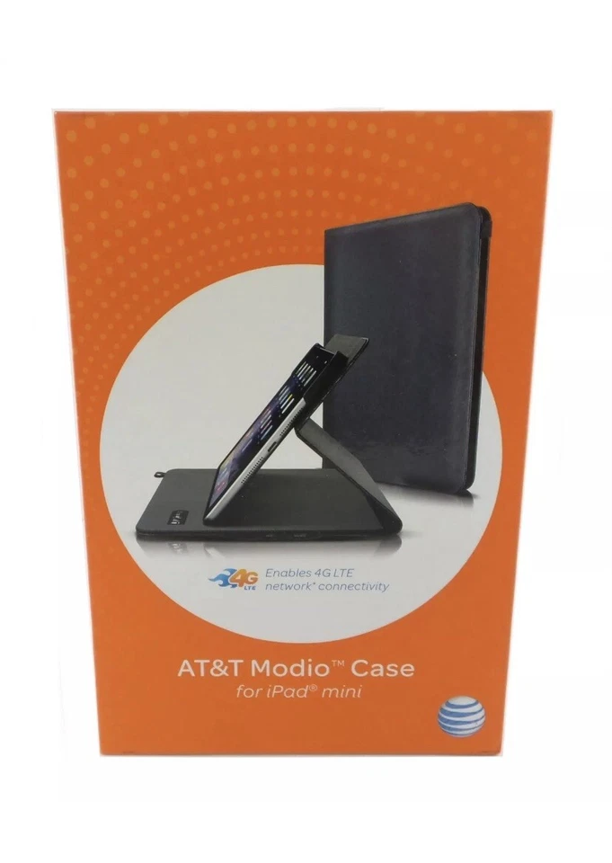 Funda inteligente AT&T Modio 4G LTE habilitada iPad Mini Wifi 1 2 3 ATT SIM datos de red Foto 4 de 4