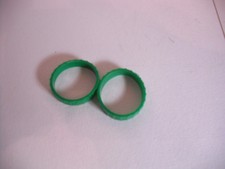 NEW TREADS Lesney Matchbox 16D Case Excavator 1 PAIR GREEN REPLACEMENT TREADS