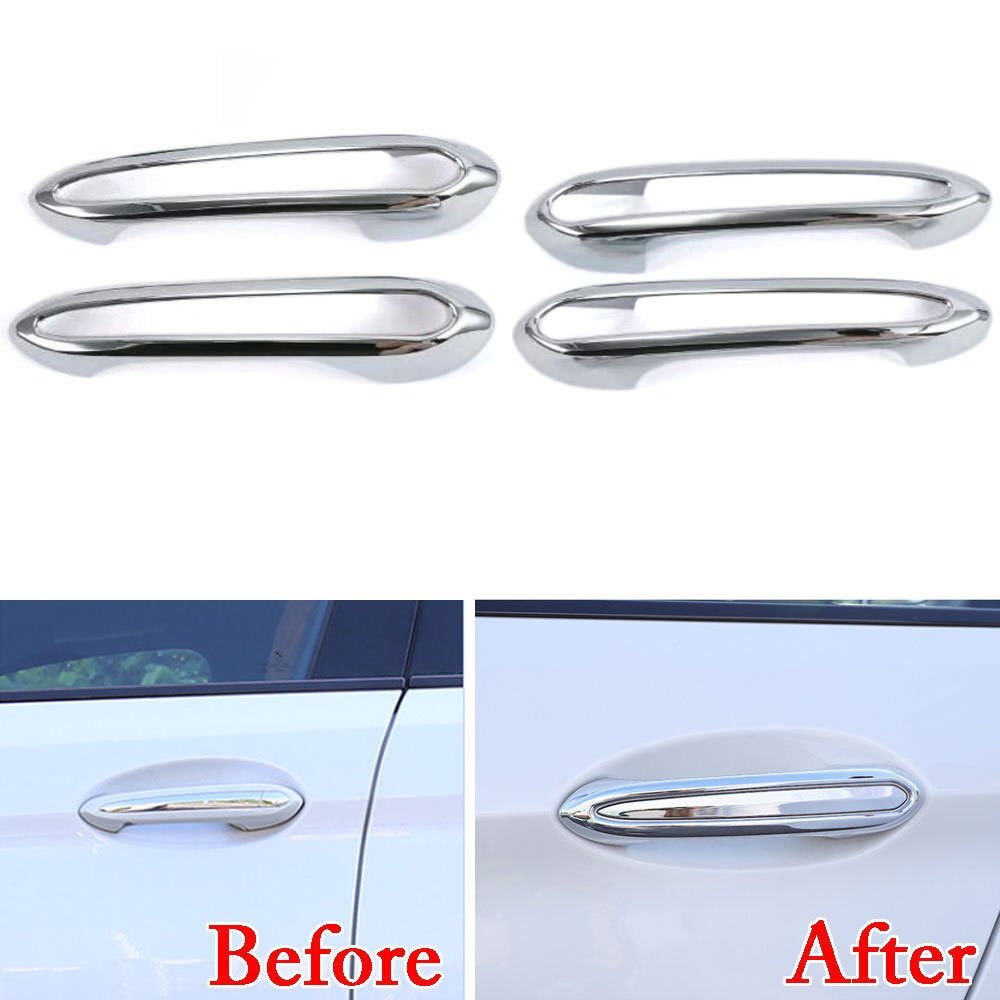 Auto Door Handle Cover For BMW 5 Series 2018 Chrome ABS Molding Trim Decoration