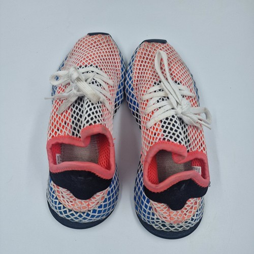 Adidas Originals Deerupt Runner Women Mesh Sock Sneakers Rare UK5 - Picture 5 of 10