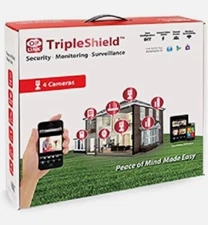 OPlink Security TripleShield Wireless Security System 4-Camera (OPG2202)