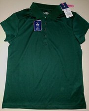 girl NEW IZOD SCHOOL UNIFORM SHIRT TOP short sleeve PLUS size 10.5 -12.5 medium